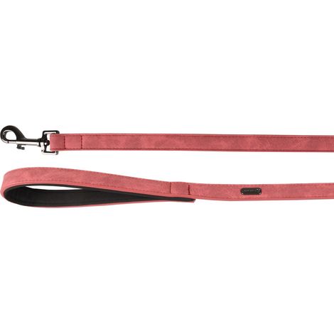 Laisse de 1 Mètre X 20 mm DELU, rouge, pour Chien. - Flamingo