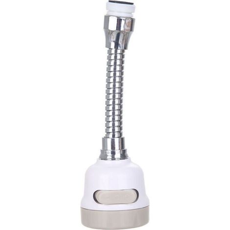 Economie D'Eau Embout De Filtre,Tête De Robinet De Cuisine Mobile 360 Degrés,3 Modes Réglable Douche Tête Filtre Pulvérisateur Pour Cuisine Salle De Bain (Allonger)..