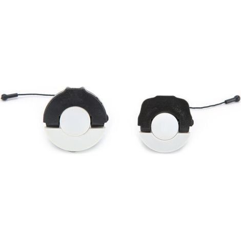 Lot de 2 couvercles de bouchon de réservoir d'huile et de carburant pour tronçonneuse STIHL MS210 MS230 MS250 MS290 MS340 MS360 MS380 (1/3)