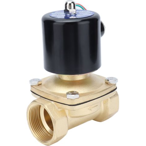 Électrovanne 2W-400-40 à membrane en cuivre normalement fermée, 110 V CA (1/5)