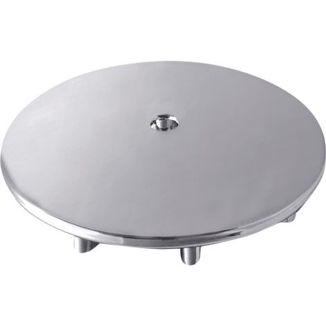Coperchio rivestito in acciaio inox per doccione diam. 120