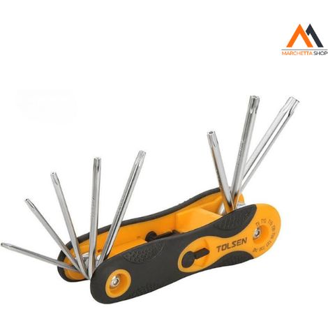 SET 8PZCHIAVINI TORX CON FORO TASCABILE