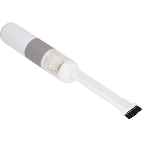 Aspirateur industriel sans fil, puissance d'aspiration élevée, mini aspirateur portatif haute puissance, blanc et gris. (1/5)