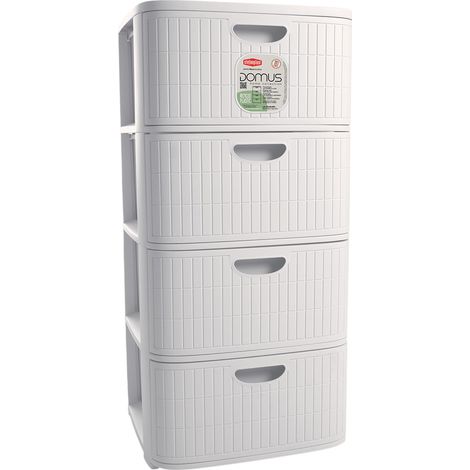CASSETTIERA 'DOMUS' dust white - STEFANPLAST