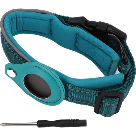 Collier réfléchissant pour chien, réglable et robuste, avec tournevis, pour chiens de petite, moyenne et grande taille (38-45 cm / 15-17,7 po). (1/5)