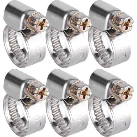 Collier de serrage 20 pièces inox robuste anti-rouille, pince flexible 22-32mm pour véhicules, industrie chimique, étanche et durable. (1/5)