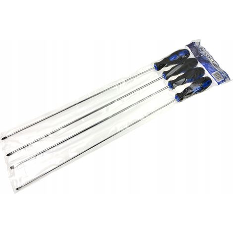 Schraubendreher Set Geko long screwdriver set 450 mm magnetisch gummigriff