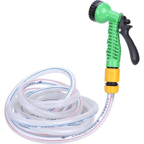 Kit d'arrosage pour jardinage, arrosage domestique, arrosage par aspersion, lavage de voiture, ensemble de tuyau télescopique flexible (1/5)