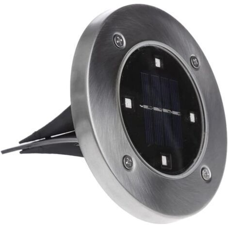 Lumière Solaire Encastrée En Acier Inoxydable 4 Led-Ensoleillé (1/3)
