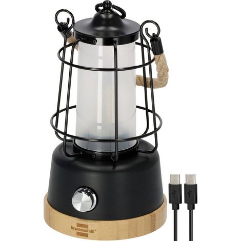 Brennenstuhl 1171800010 CAL 1 AC Lanterna da campeggio, Luce da campeggio 350 lm a batteria ricaricabile 570 g Nero, Le (1/5)