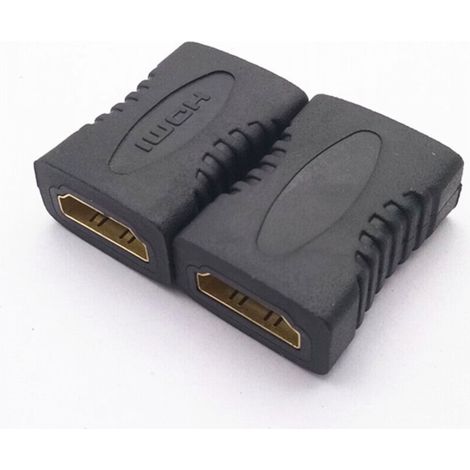 Adaptateur de Coupleur HDMI, 2-Pack Plaqué Or Femelle vers Femelle 4K HDMI Coupleur HDMI Extenseur-Adaptateur et connecteur pour câble courant faible (1/5)