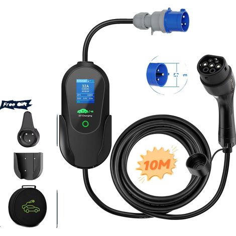 EV-Ladegerät, intelligente Steuerung, Schnellladefunktion, Typ 2 10M (1/2)