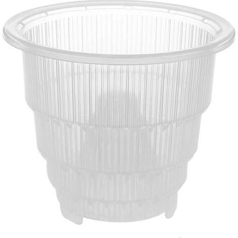 Pot de fleurs en plastique transparent pour orchidée - Décoration de jardin (1/5)