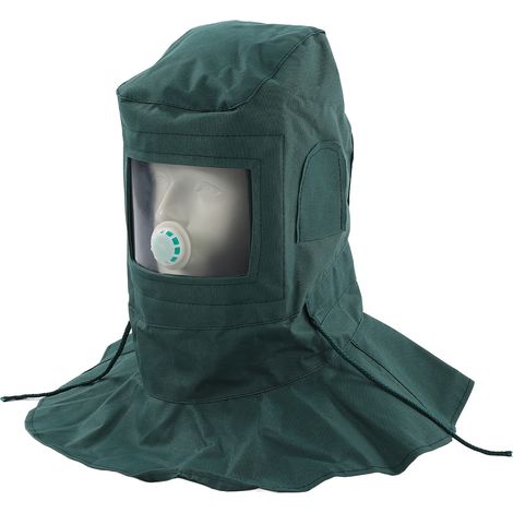Ej.Life Sandstrahl-Haubenkappe, Schalkappe, Sandstrahler-Maske, Schal, Sandstrahler-Schutzausrüstung, Maske, Anti-Staub-Haube Zum Sprühen, Schleifen, Schneiden (1/5)