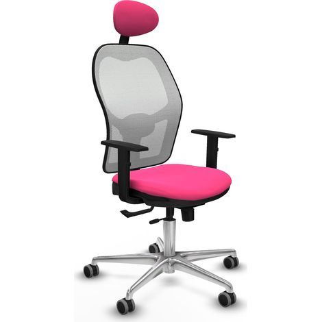 Sedia da ufficio piqueras y crespo Jorquera rosa similpelle (1/2)
