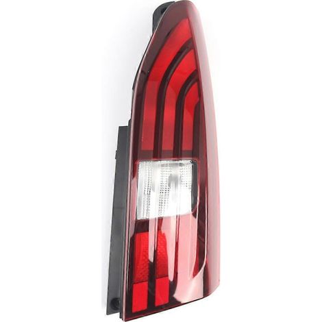 Piloto trasero (bombilla no incluida), luz de freno trasera, para modelos Peugeot Partner Rifter 2018-2023, lado derecho, número de pieza 9820555280, rojo. (1/5)