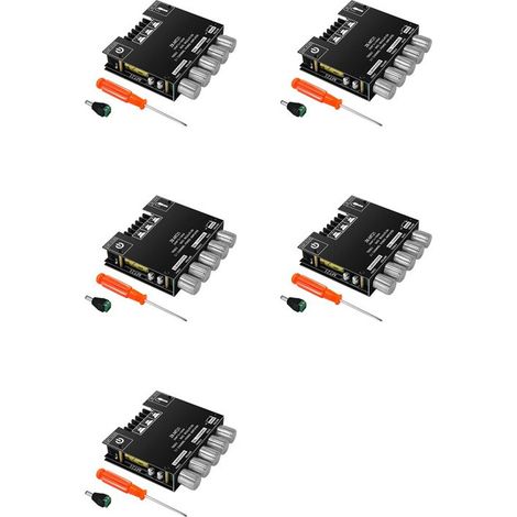 Convient pour une carte d'amplification 5X BT5.0 2.1 canaux (50W x 2 + carte d'amplification pour caisson de basses audio 100W, carte d'amplification stéréo) (1/3)