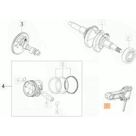 ORIGINAL PLEUELSTANGE EMAK L66151812