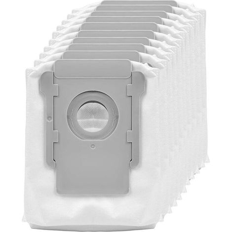 Lot de 10 pièces de rechange Roomba pour iRobot Roomba i7 i7+/i7Plus E5E6E7 Roomba Sacs d'aspirateur Kit d'accessoires de rechange pour iRobot Roomba i7 Pièce de rechange pour aspirateur (1/4)