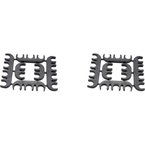 Répartiteur de 4 fils d'allumage, clip de faisceau de câbles, support de fil haut, clip, coussinet de 8 mm, compatible avec... (1/5)