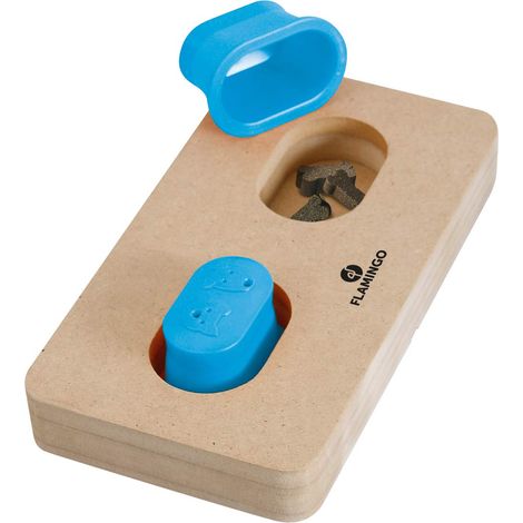 Wooden Brain Train Jouet pour Chien 22 x 12 cm