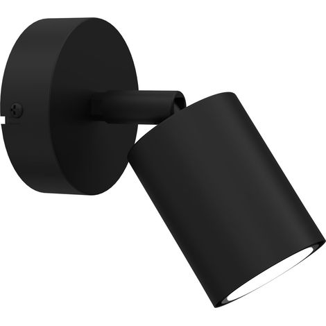 Applique murale moderne noire orientable 1xGU10 8W Arden Luminex