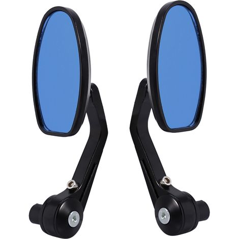 Rétroviseurs moto noir pour guidon 7/8" - Prix promotionnel (1/5)