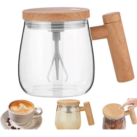 TRADE SHOP - Tazza Elettrica Con Miscelazione Automatica Automescolante Ad Alta Velocità Con Coperchio - (1/5)