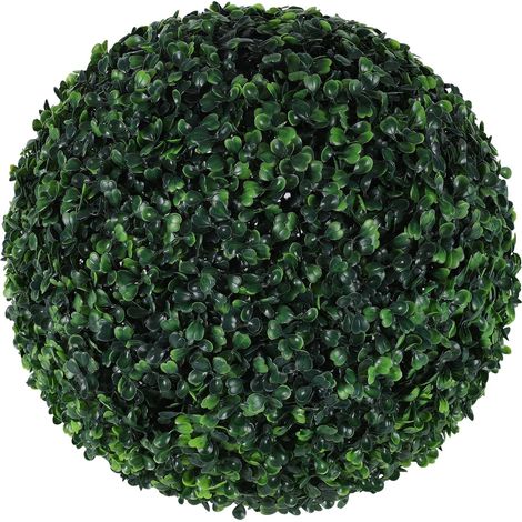 1 Boule Topiaire, Feuillage Dense, Plastique Nylon, Décoration Jardin Intérieur (1/5)