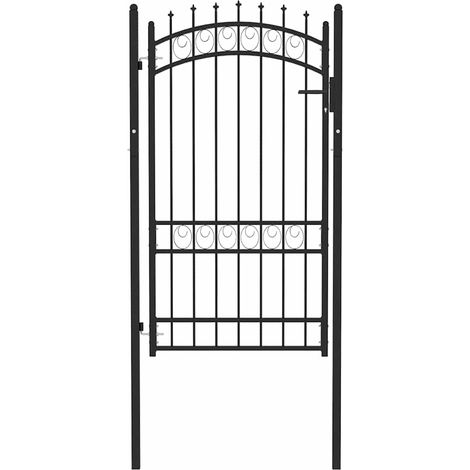Maison Exclusive - Cancelli per recinzione EMMEN 104 x 134,5 cm Bloccabile (1/5)
