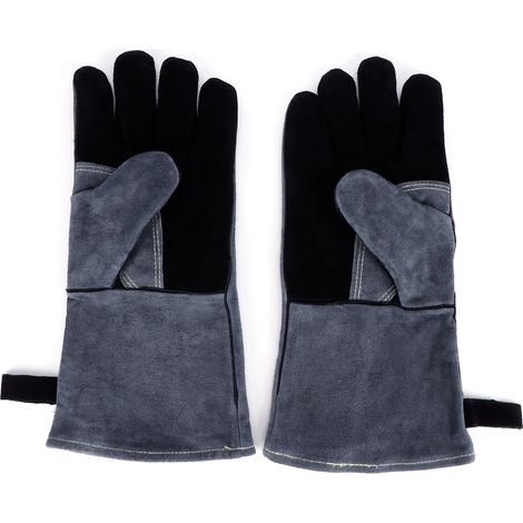 Hitzebeständige und feuerfeste Schweißerhandschuhe für Grill, Backofen, Herd und Kochfeld (1/5)