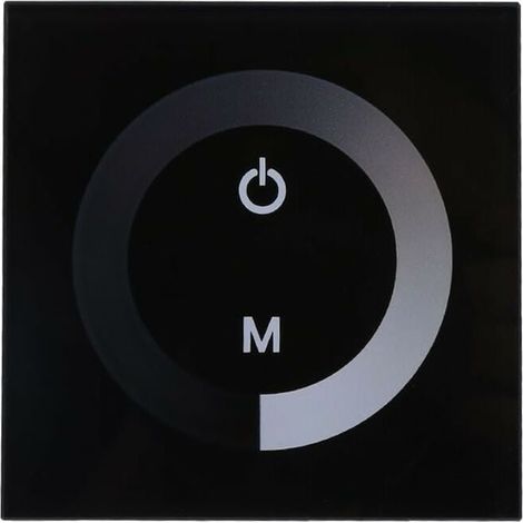 Luce dimmerabile, pannello touch LED dimmerabile, controller interruttore a parete dimmerabile monocromatico, striscia luminosa LED con pannello touch DC 12V-24V silenzioso con manuale (1/4)