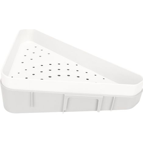 Étagère Murale Angulaire pour Douche - Organisateur de Salle de Bain et Cuisine Élégant (1/5)