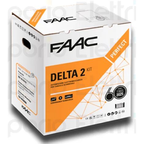 faac kit d'automatisation 230v delta2 kit perfect 60 120009 (1/2)