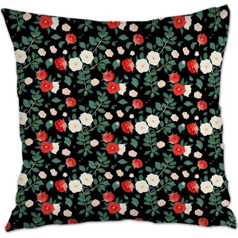 Housse de coussin 45x45 cm carrée lavable pour la Saint-Valentin, la Fête des Mères, la Fête des Pères, l'Action de grâce, Noël (1/5)
