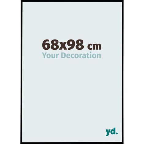 yd. - Cadre photo 68x98 - Noir Mat - Plastique - Evry