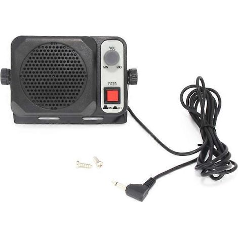 TS-650 Autolautsprecher für YAESU ICOM KENWOOD Funkgeräte, 3,5-mm-Mobillautsprecher