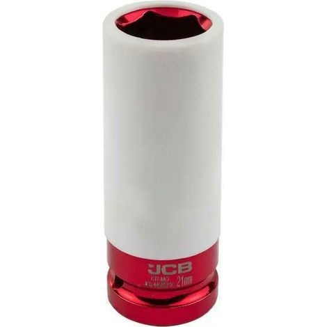 Adaptateur dede impact profond pour jantes en alliage de alliage avec douille de sécurité 21mm 1/2".