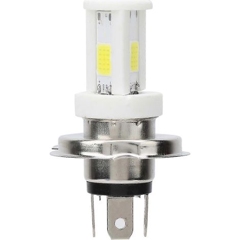 Ampoule LED H4 pour phare de moto, feux de route/croisement, lumière blanche, 1080 lm, 6500 K, 9-12 W (1/5)