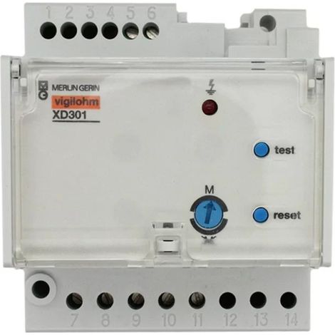 Merlin Gerin 50507 vigilohm Localisateur de défaut XD301 alimentation 220-240VCA