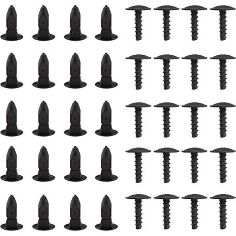 Lot de 20 vis de montage Torx T25 N90775001 et œillets d'insertion assortis N90821401 (1/4)