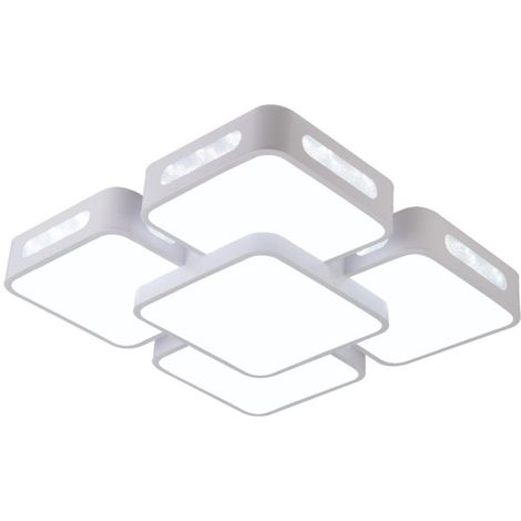 Plafoniera LED Moderna 42W Luce Fredda Quadrati Soffitto Soggiorno Cameretta (1/5)