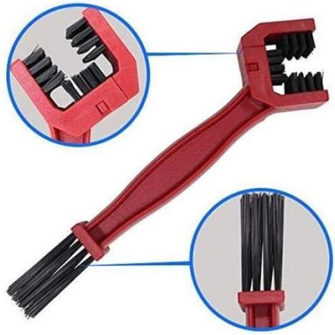 Kit de nettoyage pour vélo,kit complet de nettoyage du vélo pour chaîne/pneus/pignon,4 x Outils de nettoyage pour Motos et Vélos (1/4)