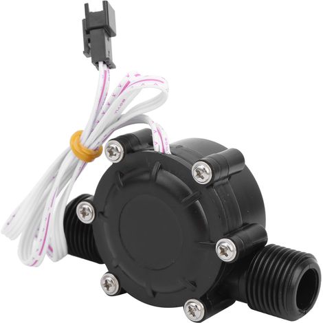 G1/2-Zoll-Außengewinde-Wasserdurchflussgenerator, 3-phasiger bürstenloser Hydrogenerator für Duschkopf, AC 0–20 V (1/5)