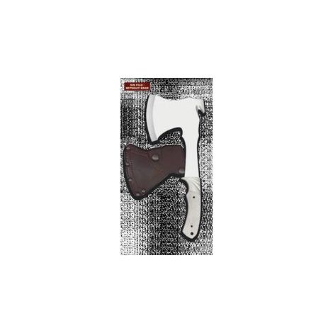 Hache Martinez Albainox acier 29 cm double tranchant