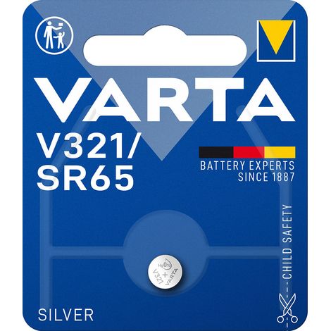 Micro pila Varta silver sr65 - v321 1.55v blíster 1 unid ø6.8x1.65mm (1/2)