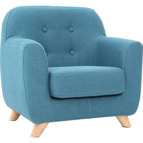 Sillón infantil nórdico azul NORKID (1/4)