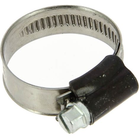 Collier acier à vis tangente bande pleine 12mm Ø20 à 32