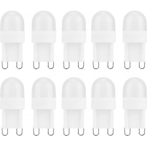 Ampoule Led, 10pcs 1.5w g9 Ampoules Led Petite Ampoule De Base à Deux Broches Pour Lustre Éclairage Intérieur 230v（Lumière Chaude） (1/5)