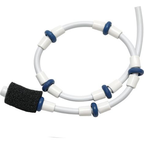 Kit de reparación para limpiador de piscina Polaris 180 280 – Incluye ruedas, rodamientos, neumáticos, cepillo de fregar – Instalación rápida en 30 min-（Tubo de escape）